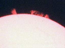 Sonne im Coronado-Filter April 2004